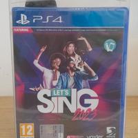 PS4 Let's Sing 2023 Box Videogioco + Microfono