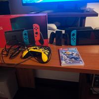 NINTENDO SWITCH + GIOCO + JOYSTICK