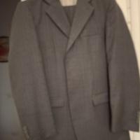 Abito grigio gessato  mis 50