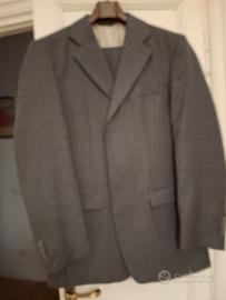 Abito grigio gessato  mis 50