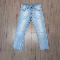 Jeans Strappati Lavaggio Chiaro - 46 No Brand
