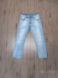 Jeans Strappati Lavaggio Chiaro - 46 No Brand