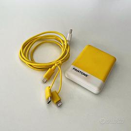 POWERBANK PANTONE + CAVO ADATTATORE MULTIPLI