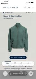 Polo Ralph Lauren giacca leggera cotone verde