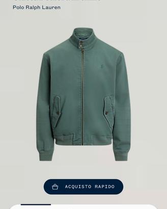 Polo Ralph Lauren giacca leggera cotone verde