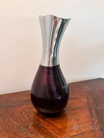 Vaso metallo e vetro