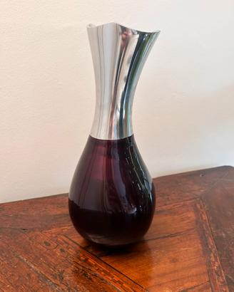 Vaso metallo e vetro