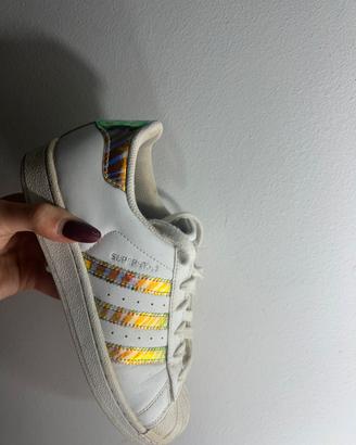 Adidas Superstar Iridescent / Multicolor Stripes