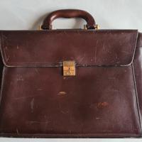 Borsa in pelle medico avvocato marrone