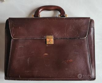 Borsa in pelle medico avvocato marrone