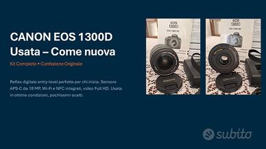CANON EOS 1300D Usata – Come nuova