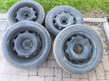 cerchi+gomme termiche come nuove Peugeot 208 