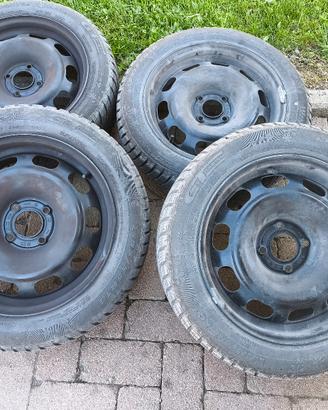 cerchi+gomme termiche come nuove Peugeot 208 