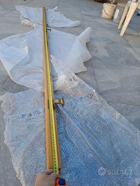 corrimano legno rovere