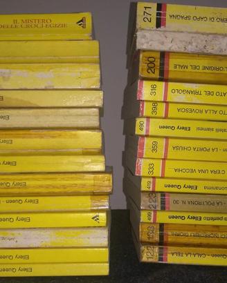 Stock Lotto ELLERY QUEEN Classici Giallo Mondadori
