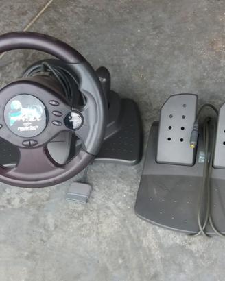 Volante pedaliera power tech ps1 ps2