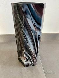Vaso vetro murano vintage marmorizzato