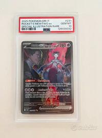 Mewtwo Ex del Team Rocket Psa 10 Ita