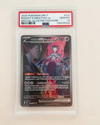 Mewtwo Ex del Team Rocket Psa 10 Ita