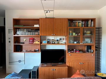 Mobili per parete tv in legno