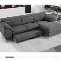 Divano letto nero mondo convenienza