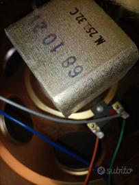 Coppia diffusori vintage in legno Davoli Krundaal