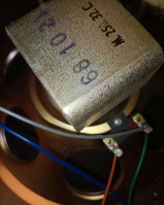 Coppia diffusori vintage in legno Davoli Krundaal