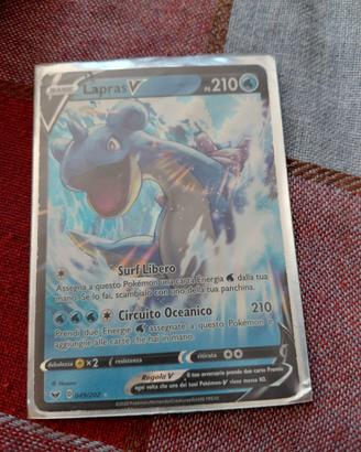 Carta pokemon Lapras V 2020