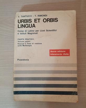 Libro "Urbis et Orbis lingua" - Tantucci - 1977.