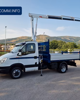 Iveco daily 35c15 con gru e ribaltabile