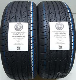 2 GOMME 195 55 16 SPORTRAK A75979