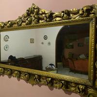 Specchiera in foglia d oro