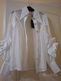camicia con volant