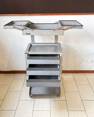 Carrellino da lavoro professionale vintage