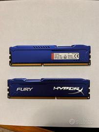 RAM Kingston Hyper X Fury 8GB x 2 pcs