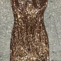 vestito dorato di alta qualità