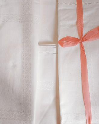 Set tovaglia in fiandra di lino