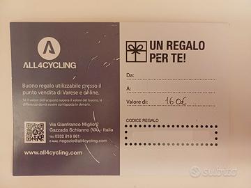 GIFT CARD ALL4CYCLING X BICICLETTE E ACCESSORI