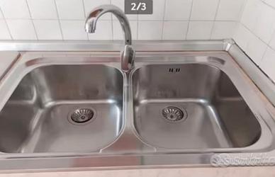 Lavandino cucina acciaio inox