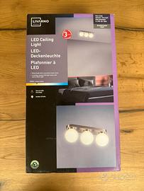 Plafoniera Lampada LED Soffitto Livarno Home nuova