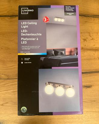 Plafoniera Lampada LED Soffitto Livarno Home nuova
