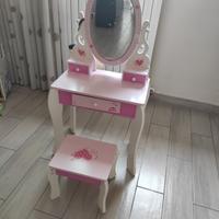 Specchiera in legno bambina