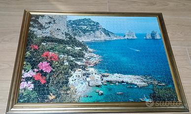 Quadri con puzzle con cornici 