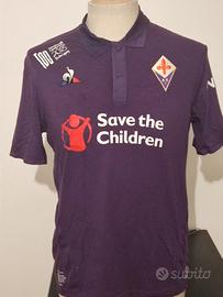 Maglia Fiorentina indossata " Special patch"