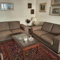 2 divani a 2 posti in tessuto marrone perfetti