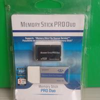 Sony memory stick Pro Duo + adattatore
