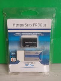 Sony memory stick Pro Duo + adattatore