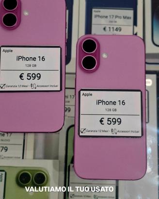 IPHONE 16 128 GB ROSA