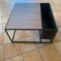 Tavolino per salotto moderno con porta riviste