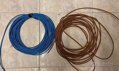 2x Cavi elettrici Fase + Neutro 6mmq 27 metri tot